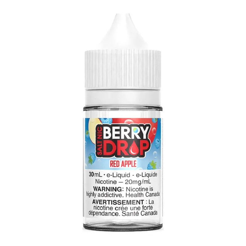 Berry Drop Salt Nic E-Liquid – Red Apple 30ml
