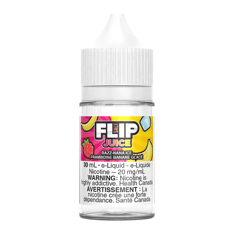 Flip Juice Salt-Nic E-Liquid – Razz Nana Ice 30ml