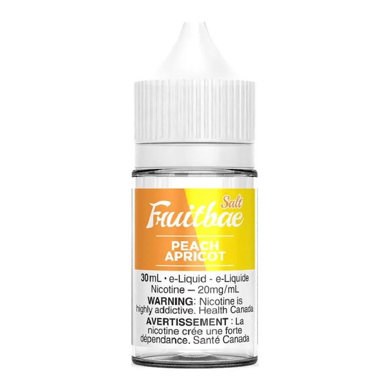 Fruitbae Salt E-Liquid – Peach Apricot 30ml