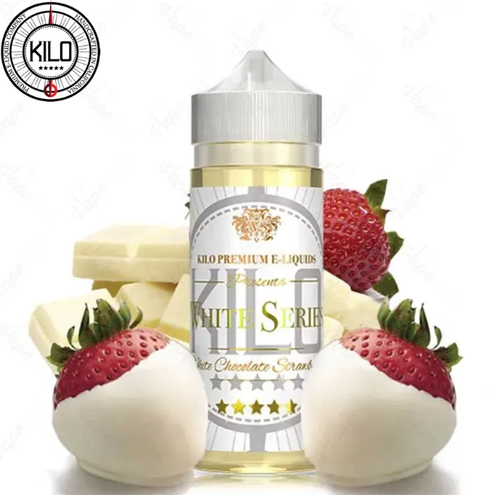 Kilo | White Series | White Choc Strawberry 120ml