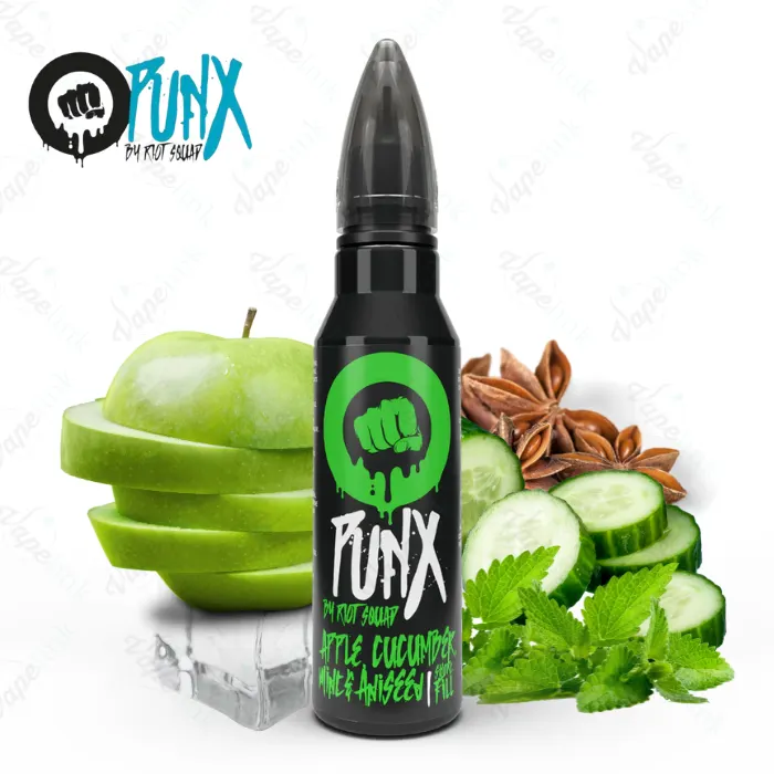 Riot Squad | PUNX | Apple Cucumber Mint 60ml